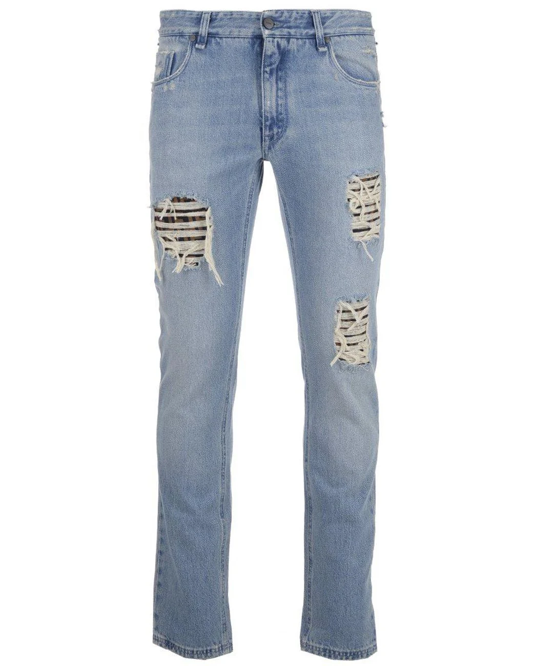 Copie de Copie de fendi-Blue-Distressed-Ripped-Jeans (1)